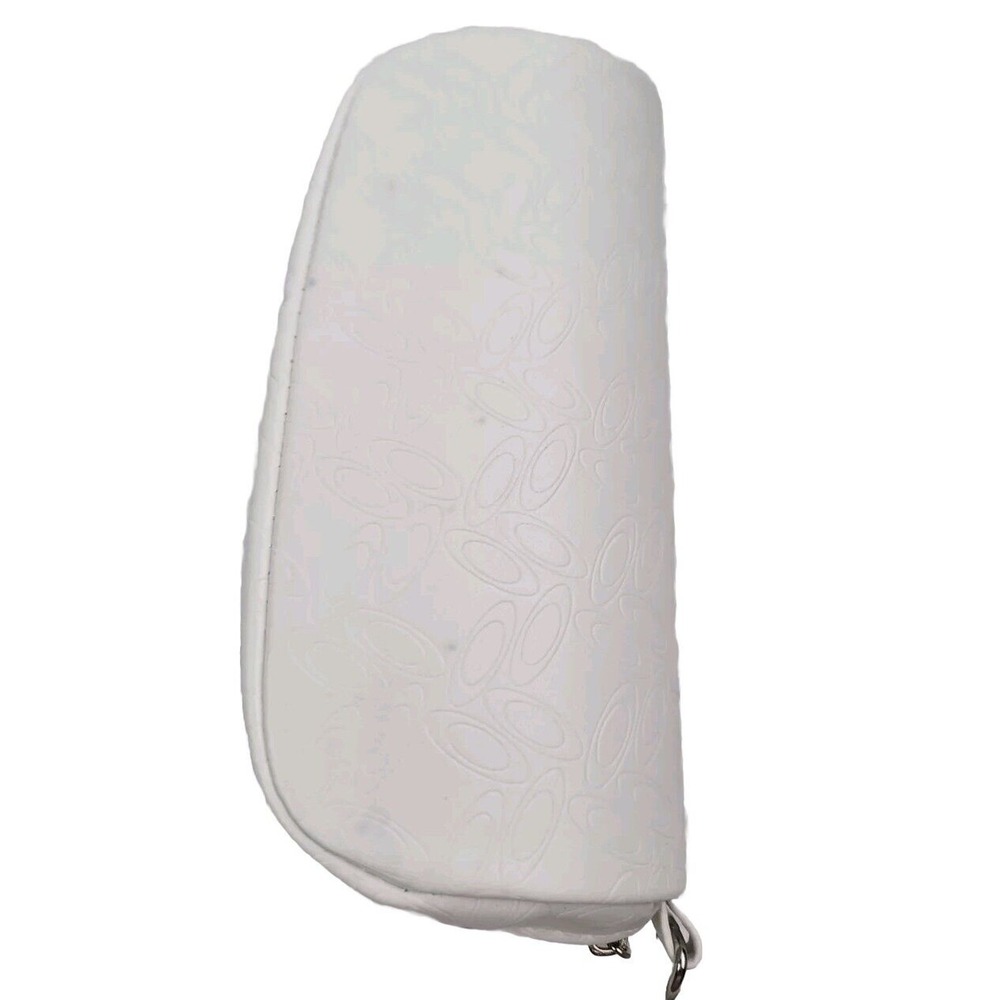Oakley Sunglasses Eyeglasses Soft Shell Case Zipper Logo White W/ Bag